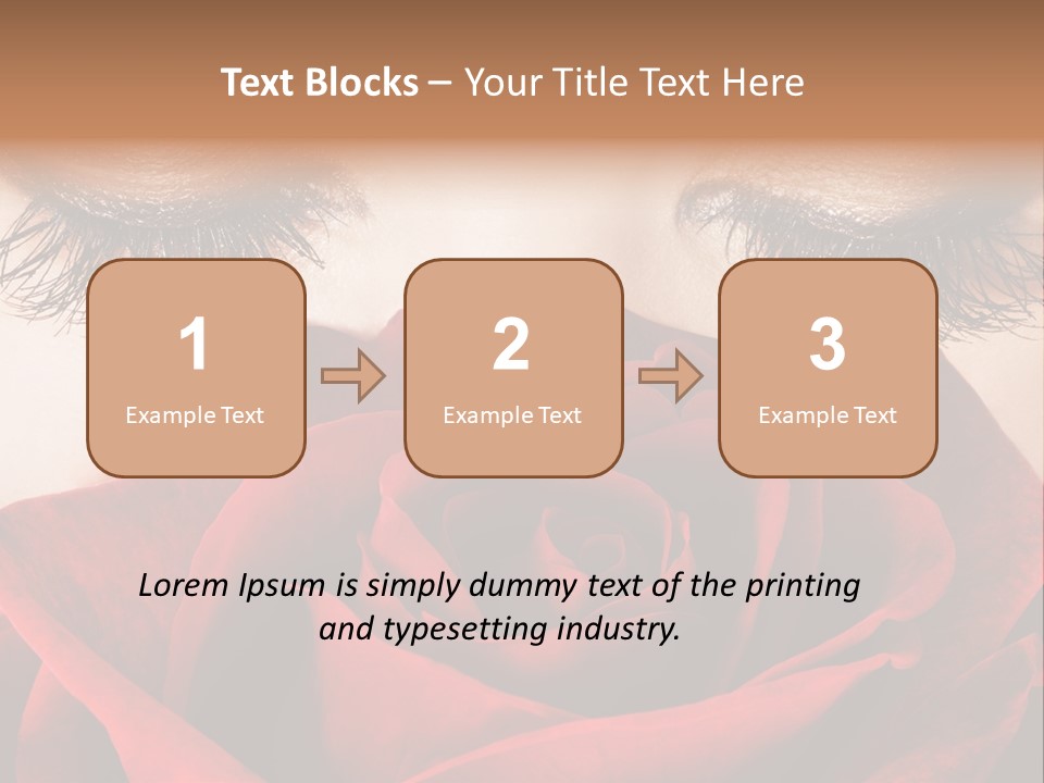 Makeup Eyeshadow Vogue PowerPoint Template