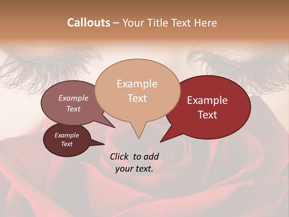 Makeup Eyeshadow Vogue PowerPoint Template