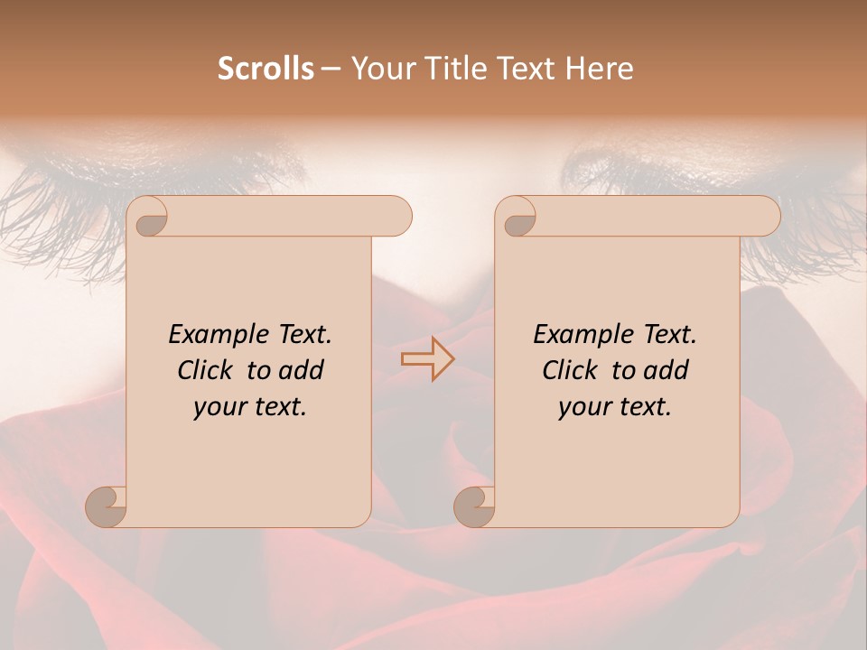 Makeup Eyeshadow Vogue PowerPoint Template