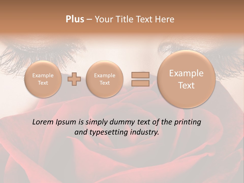 Makeup Eyeshadow Vogue PowerPoint Template