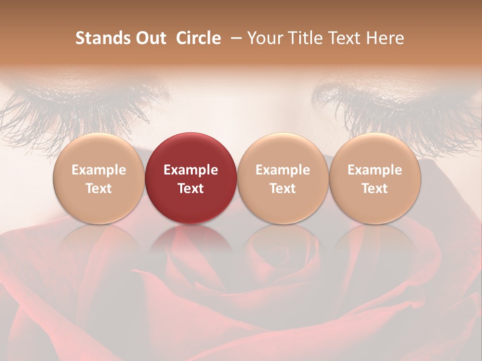 Makeup Eyeshadow Vogue PowerPoint Template