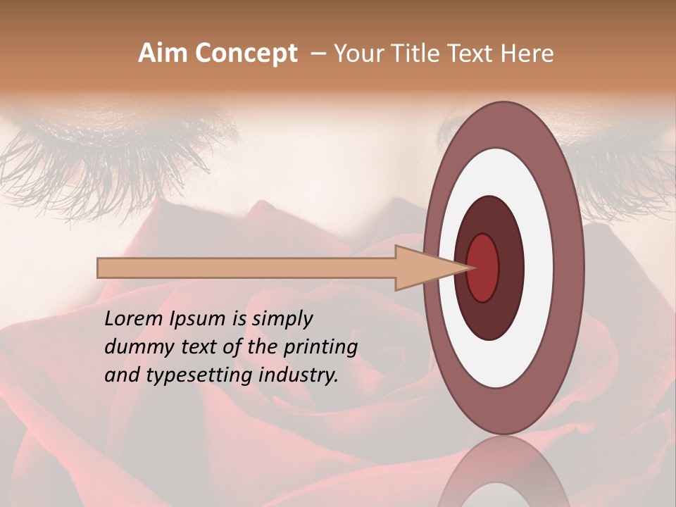 Makeup Eyeshadow Vogue PowerPoint Template