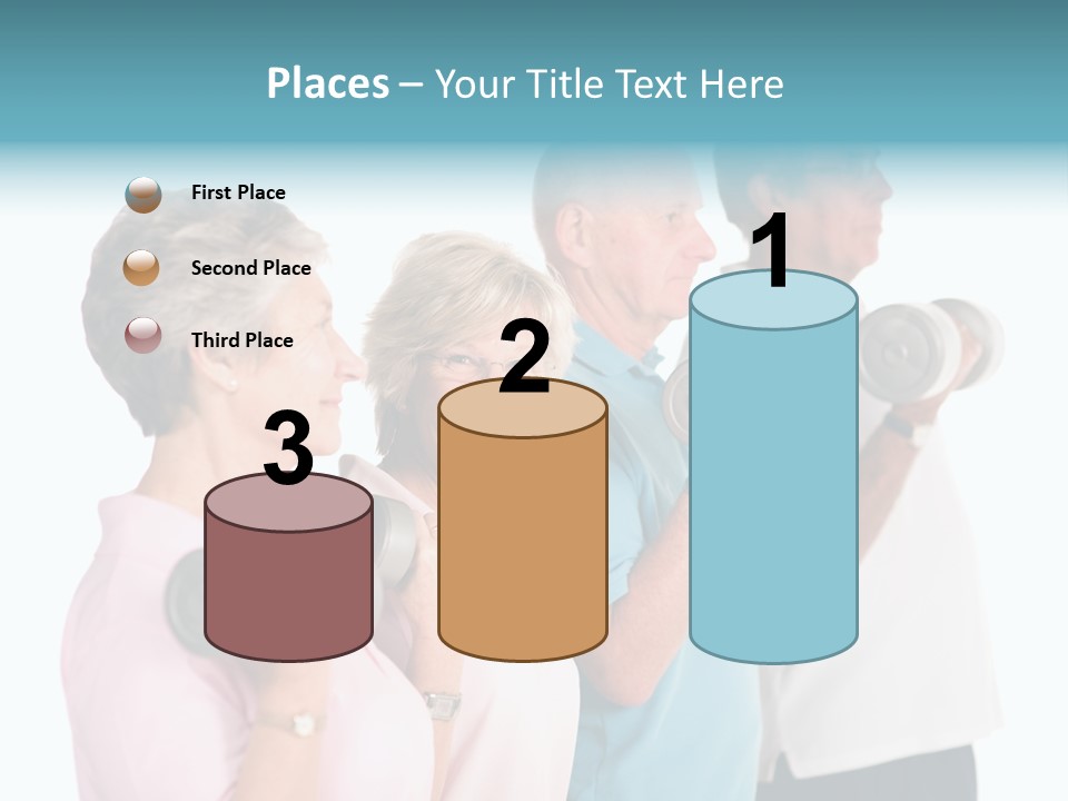 Supple Attractive Gymnasium PowerPoint Template