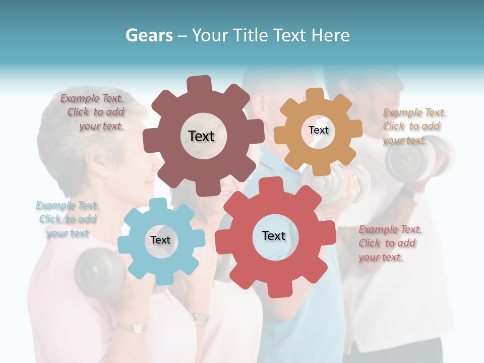 Supple Attractive Gymnasium PowerPoint Template