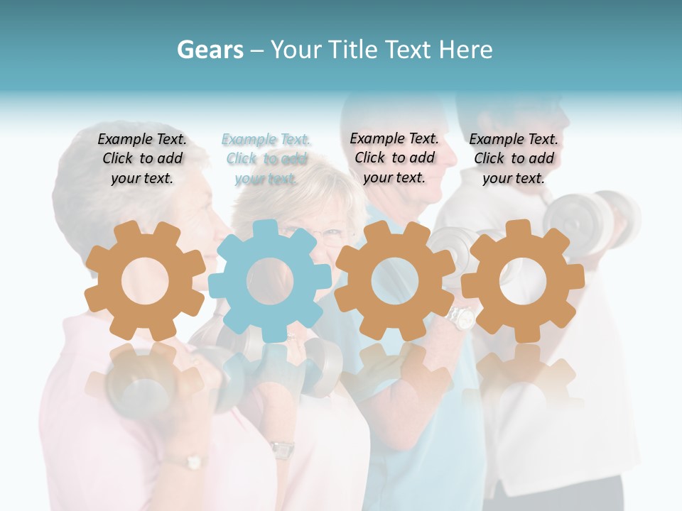 Supple Attractive Gymnasium PowerPoint Template