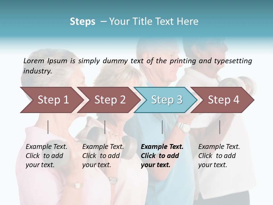 Supple Attractive Gymnasium PowerPoint Template