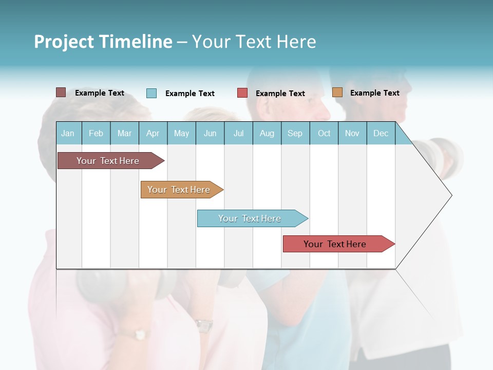 Supple Attractive Gymnasium PowerPoint Template