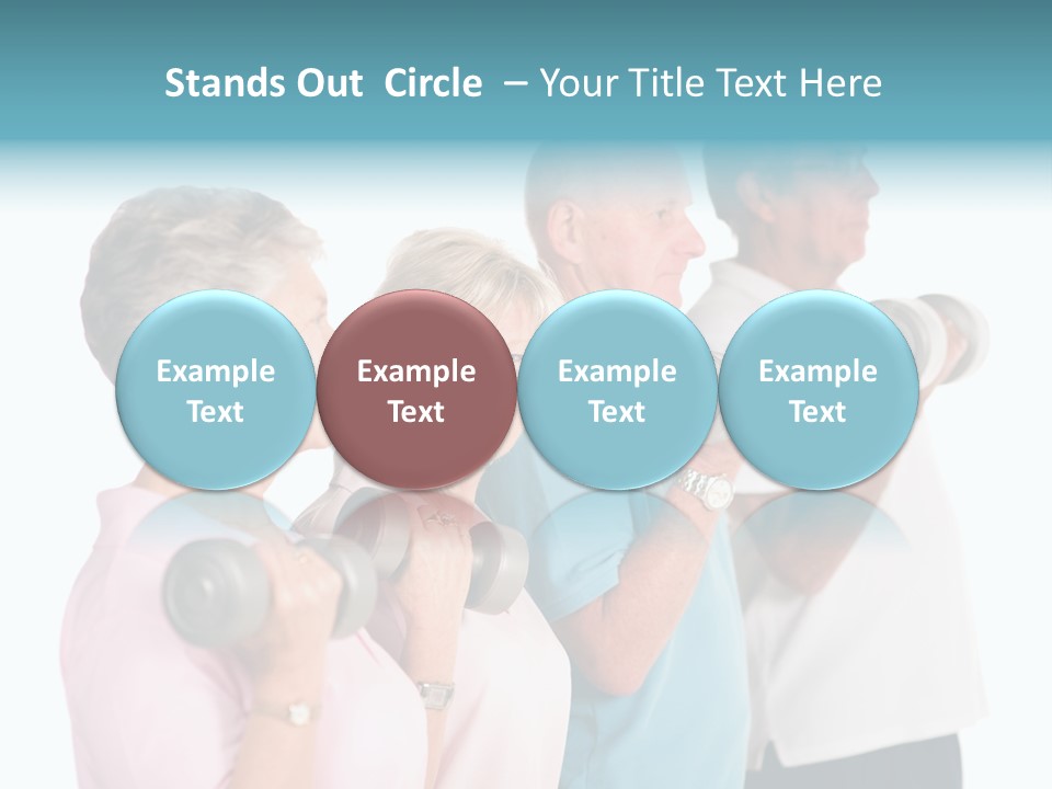 Supple Attractive Gymnasium PowerPoint Template