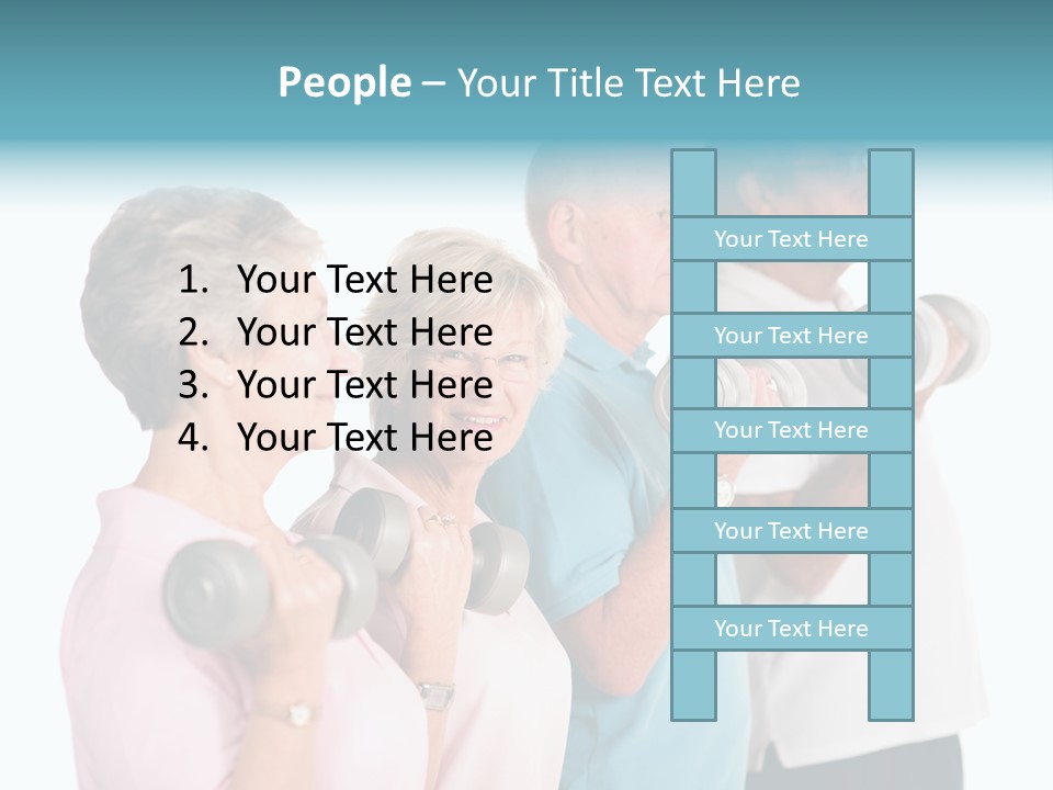 Supple Attractive Gymnasium PowerPoint Template