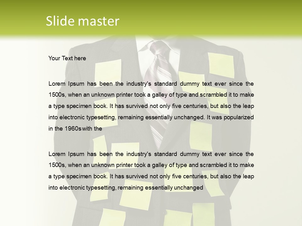 One Hands Portrait PowerPoint Template