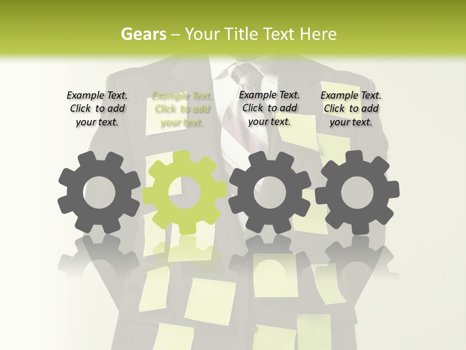 One Hands Portrait PowerPoint Template