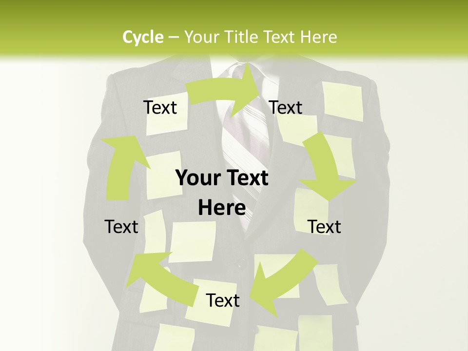 One Hands Portrait PowerPoint Template