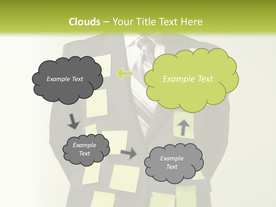 One Hands Portrait PowerPoint Template