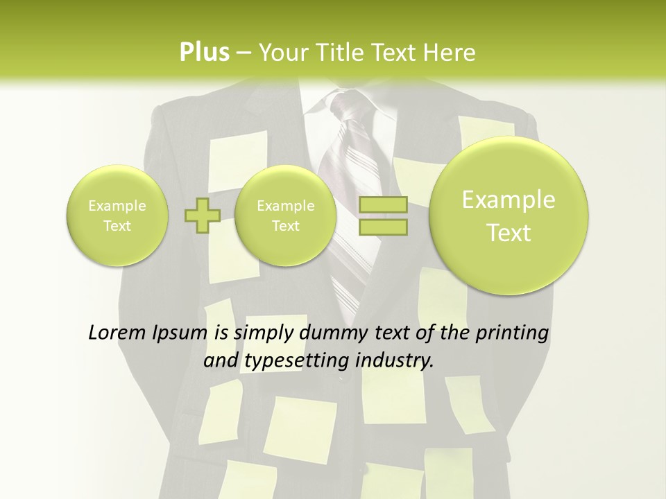 One Hands Portrait PowerPoint Template