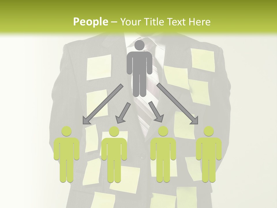 One Hands Portrait PowerPoint Template