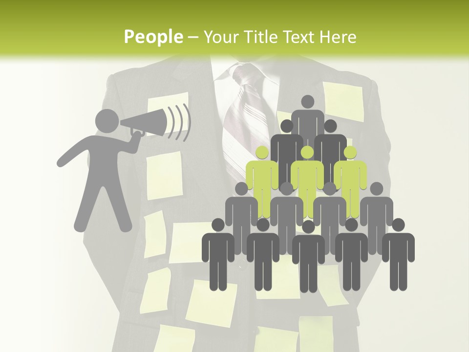 One Hands Portrait PowerPoint Template