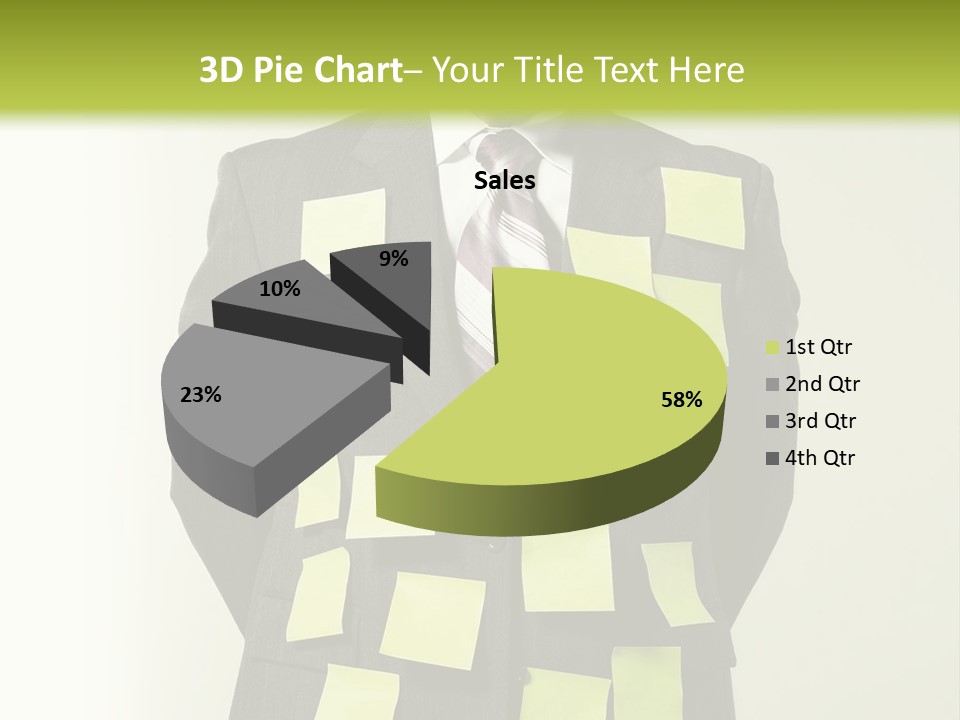 One Hands Portrait PowerPoint Template