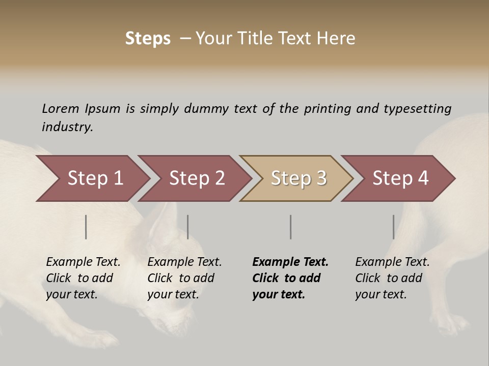 Tracking Dog Length PowerPoint Template