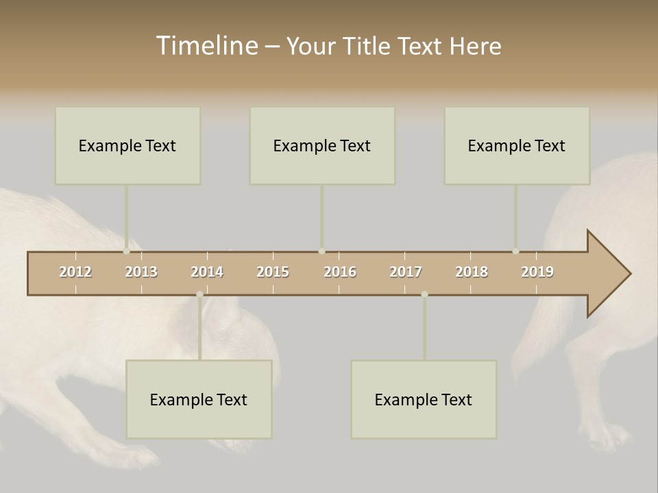 Tracking Dog Length PowerPoint Template