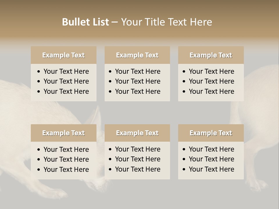 Tracking Dog Length PowerPoint Template