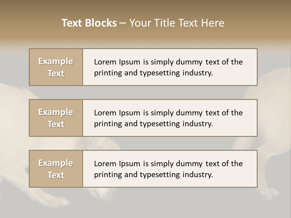 Tracking Dog Length PowerPoint Template