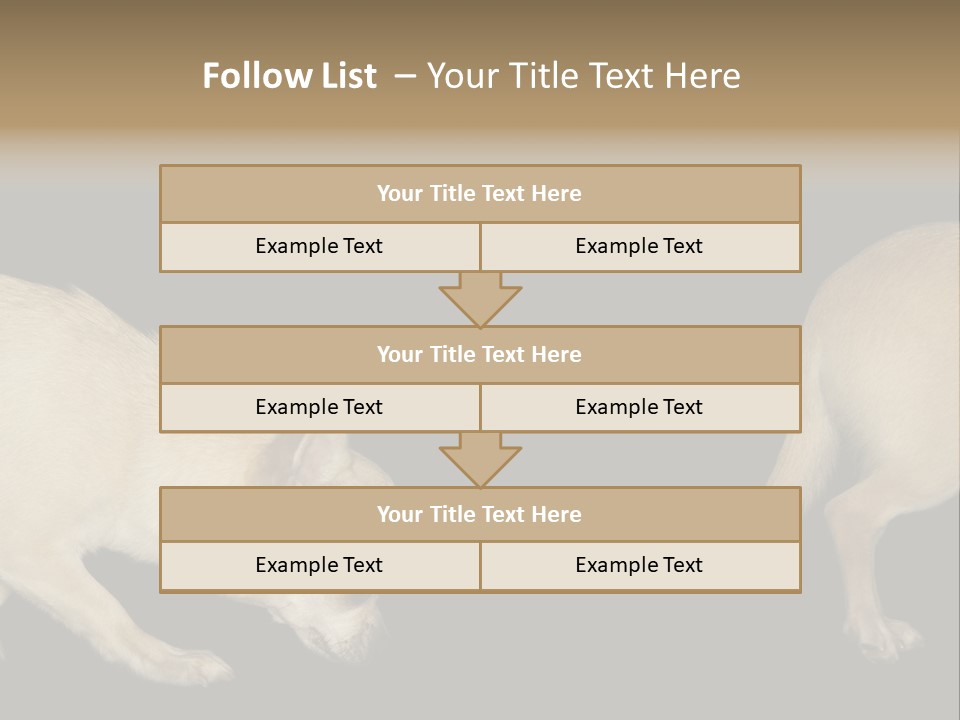 Tracking Dog Length PowerPoint Template