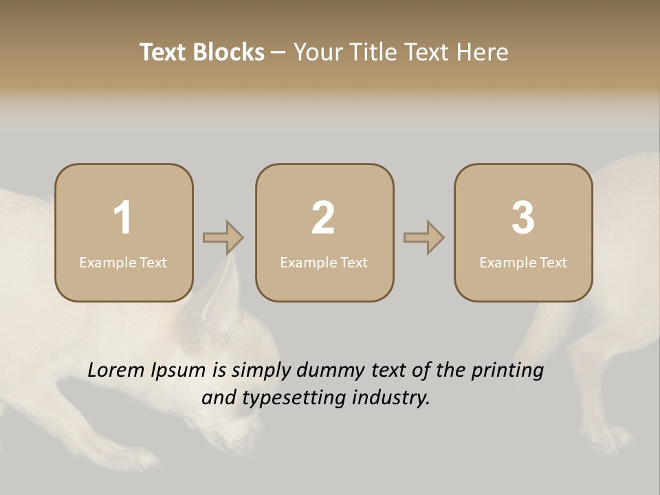 Tracking Dog Length PowerPoint Template