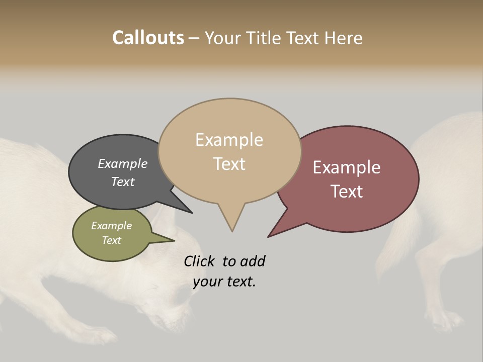 Tracking Dog Length PowerPoint Template
