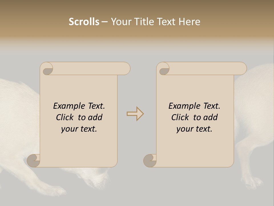 Tracking Dog Length PowerPoint Template