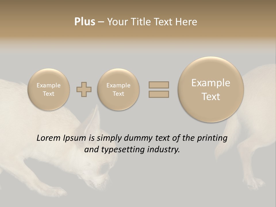 Tracking Dog Length PowerPoint Template