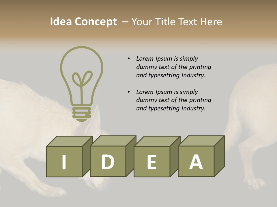 Tracking Dog Length PowerPoint Template