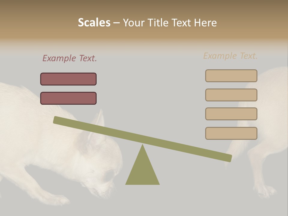 Tracking Dog Length PowerPoint Template