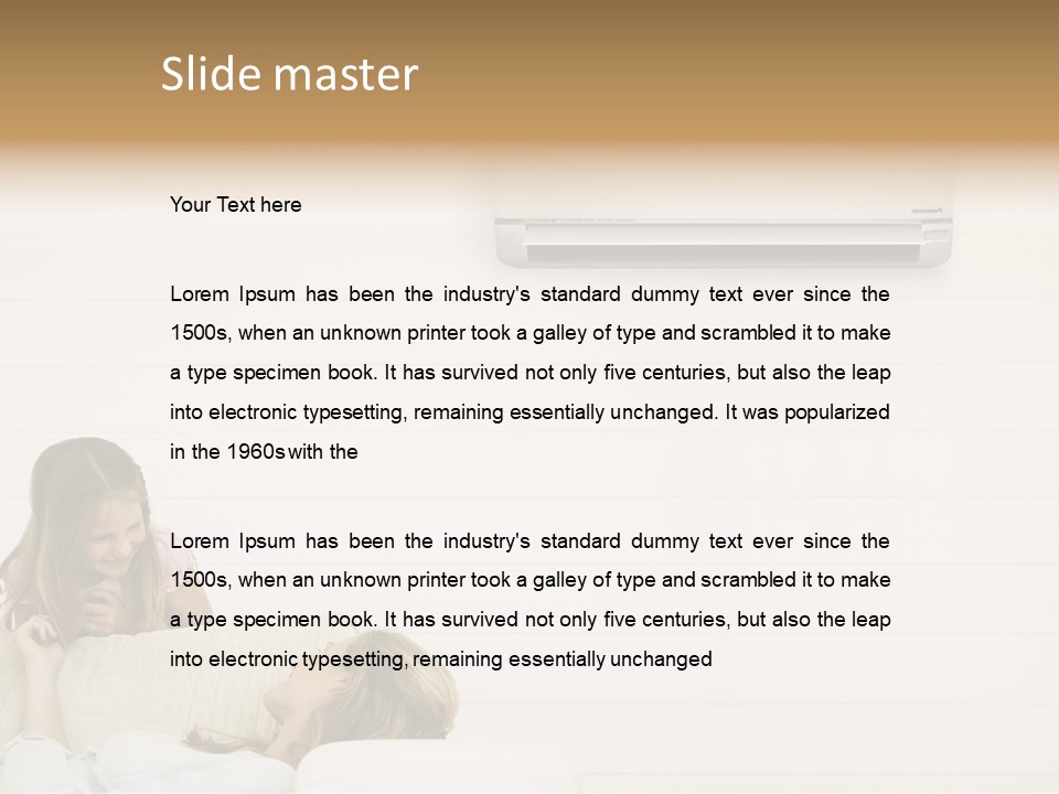 Togetherness Summer Looking PowerPoint Template