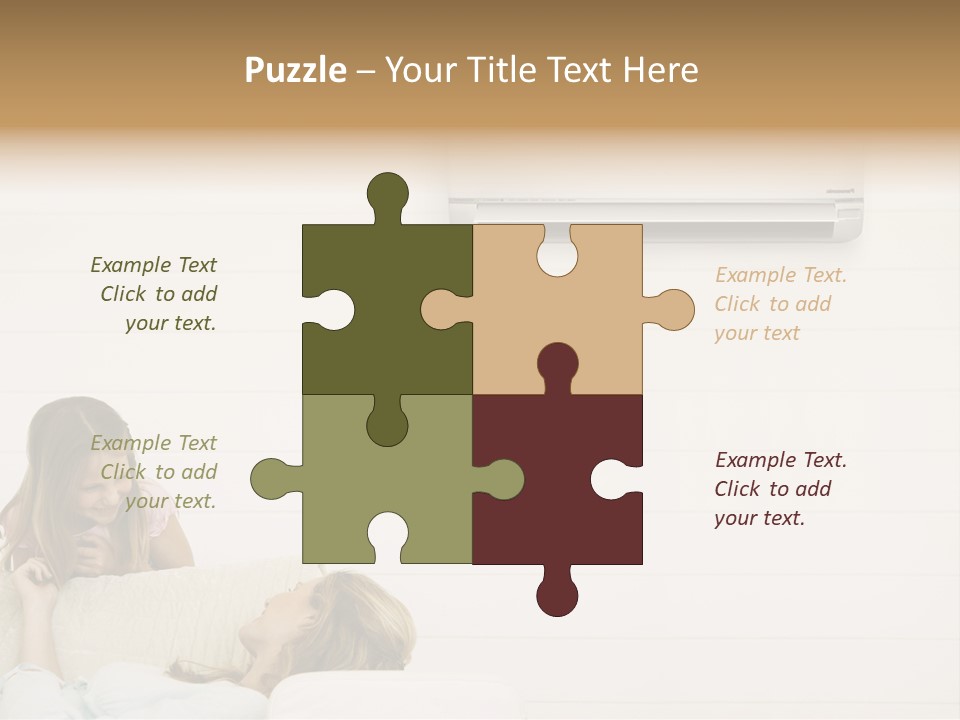 Togetherness Summer Looking PowerPoint Template