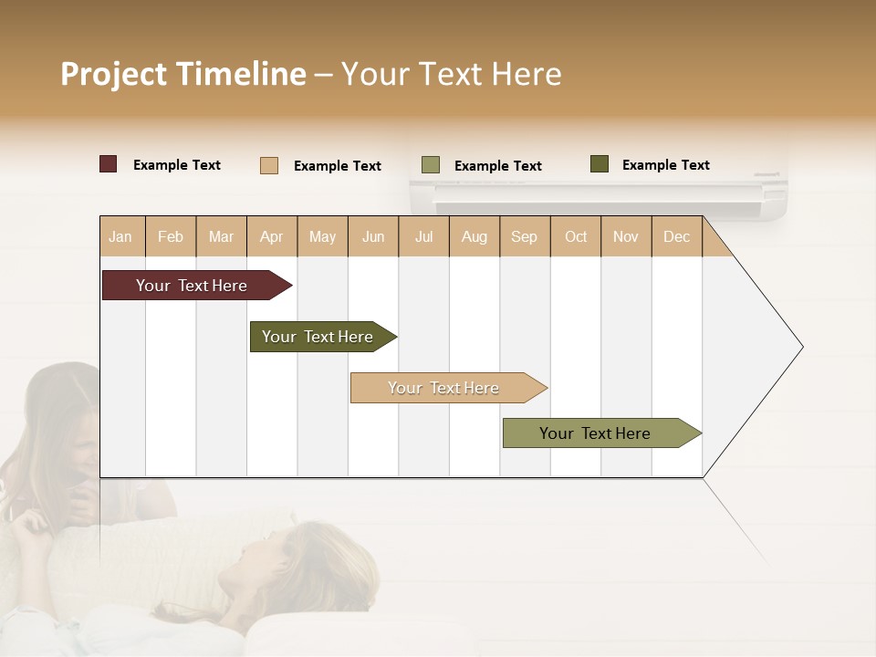 Togetherness Summer Looking PowerPoint Template