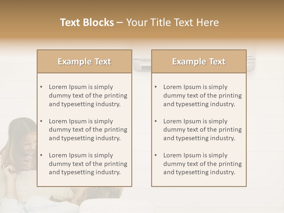Togetherness Summer Looking PowerPoint Template