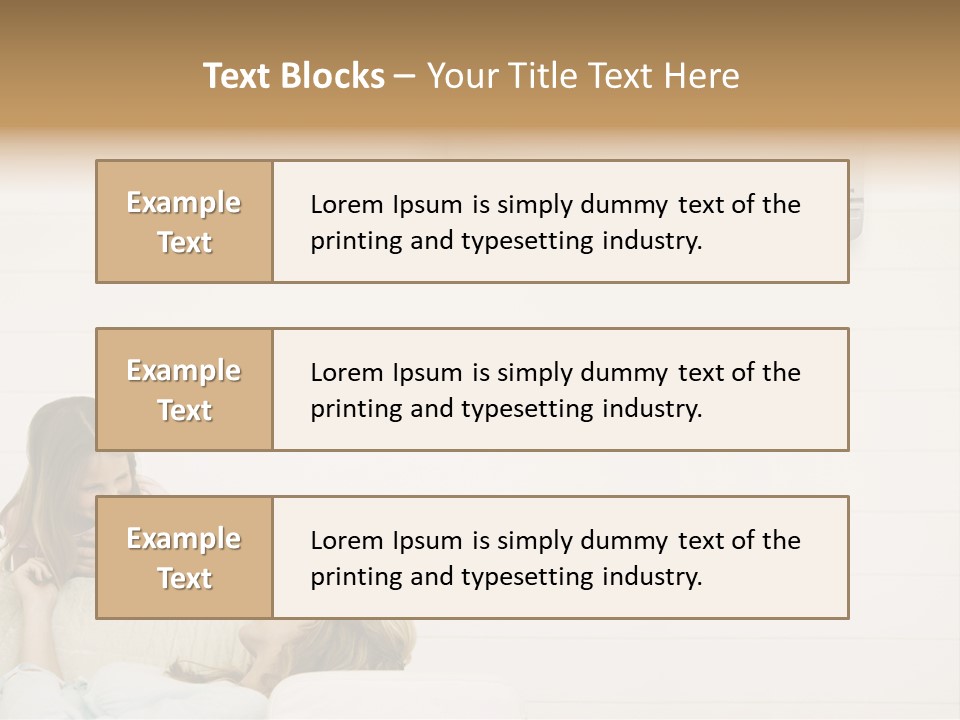 Togetherness Summer Looking PowerPoint Template