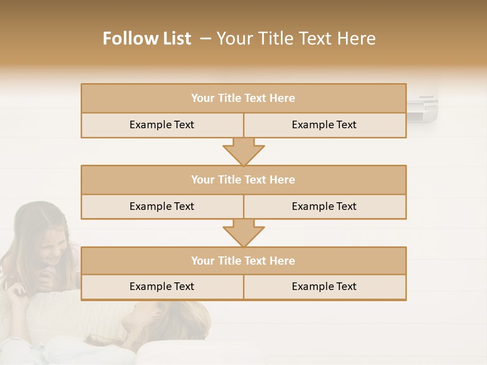 Togetherness Summer Looking PowerPoint Template