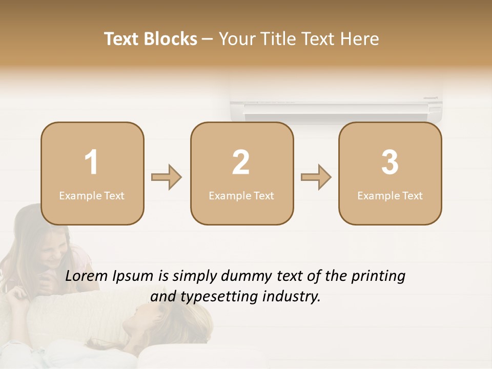 Togetherness Summer Looking PowerPoint Template