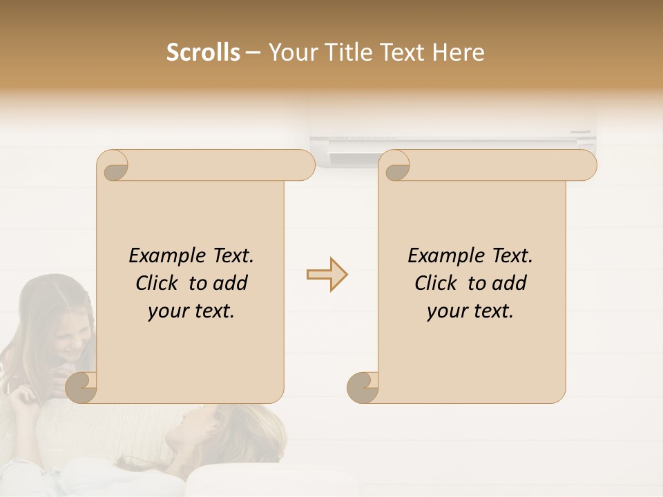 Togetherness Summer Looking PowerPoint Template