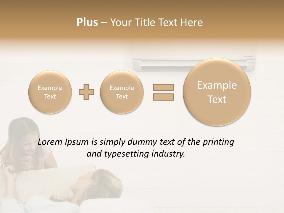 Togetherness Summer Looking PowerPoint Template