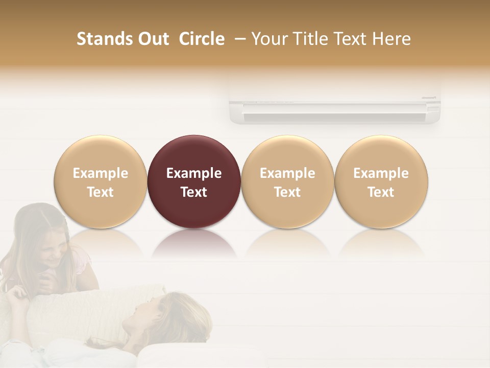 Togetherness Summer Looking PowerPoint Template