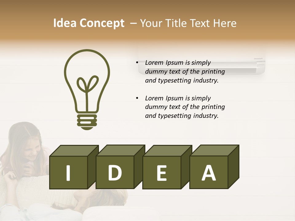 Togetherness Summer Looking PowerPoint Template