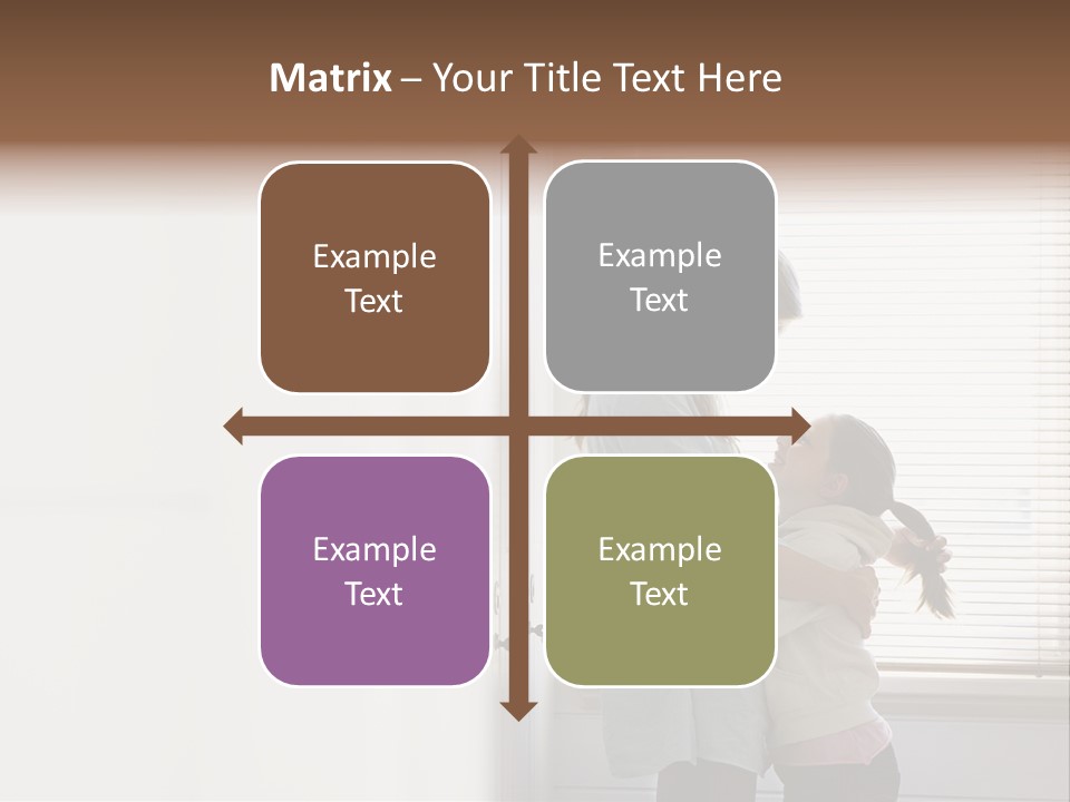 Parent Daughter Relaxation PowerPoint Template