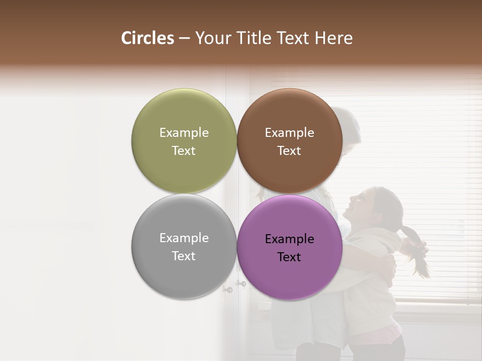 Parent Daughter Relaxation PowerPoint Template