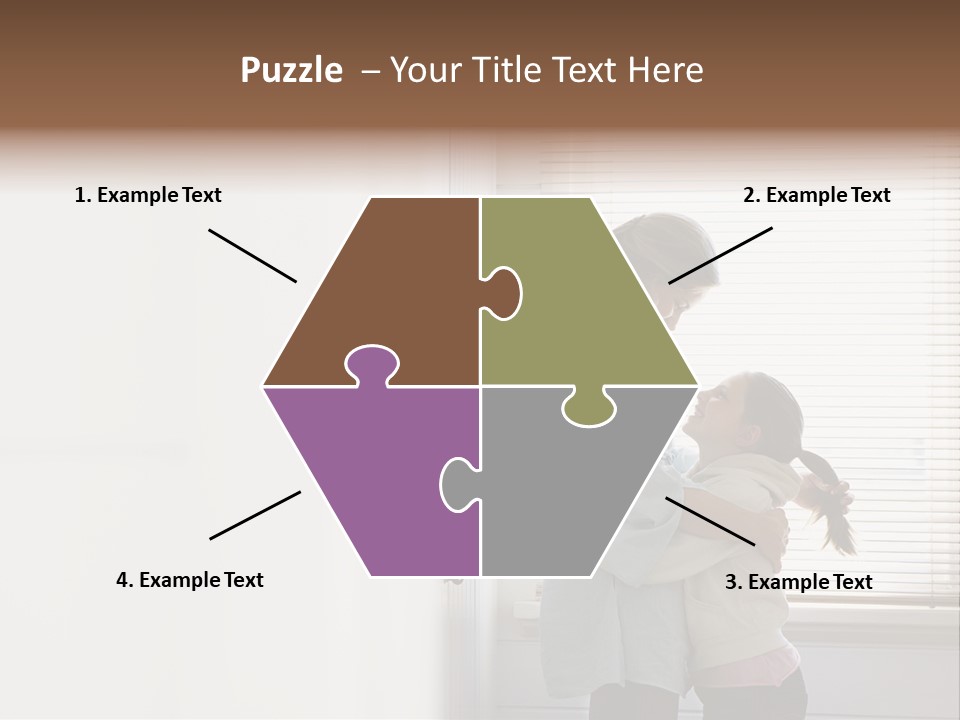 Parent Daughter Relaxation PowerPoint Template