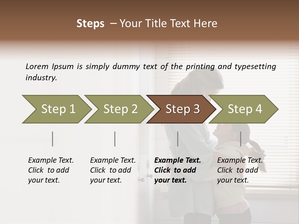 Parent Daughter Relaxation PowerPoint Template