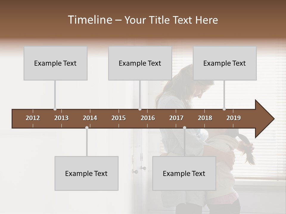 Parent Daughter Relaxation PowerPoint Template