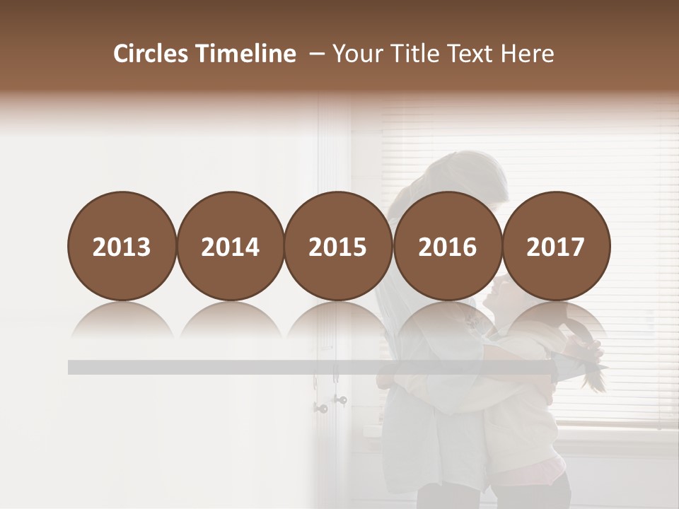 Parent Daughter Relaxation PowerPoint Template