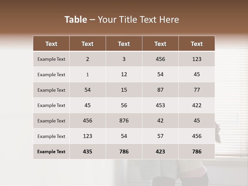 Parent Daughter Relaxation PowerPoint Template